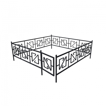 Металлическая ограда №47